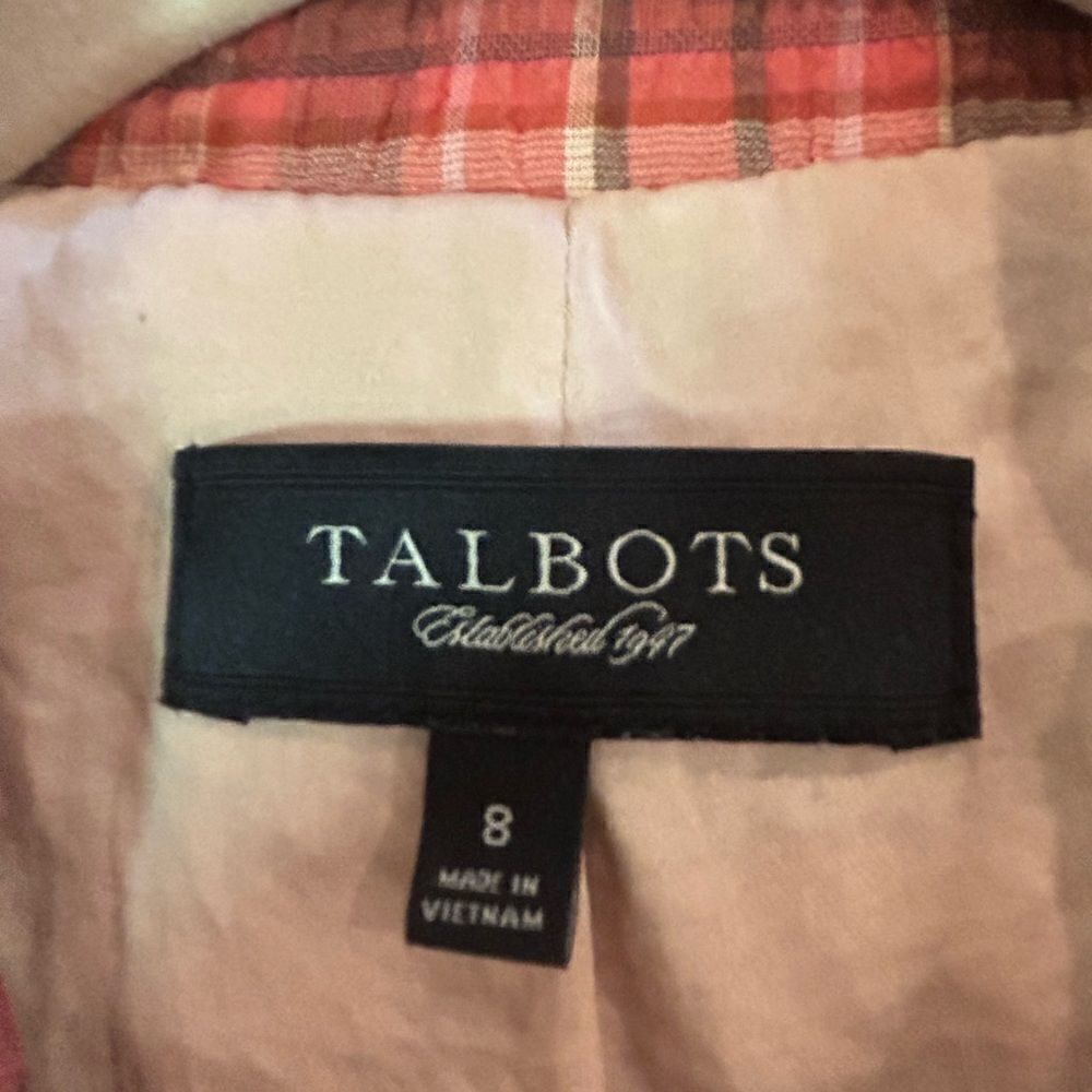 Talbots cropped blazer - Picture 3 of 4